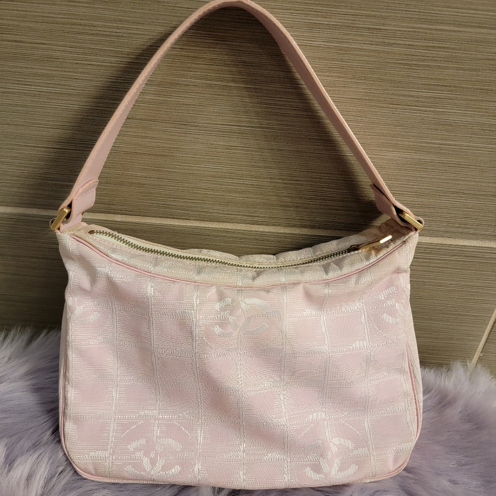 Authentic Chanel Mini Travel line shoulder bag